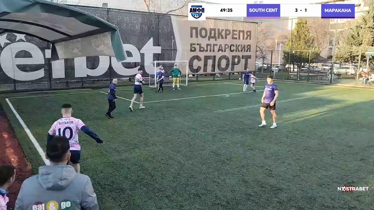 Eat&GO Първа лига
SOUTH CENT VS МАРАКАНА