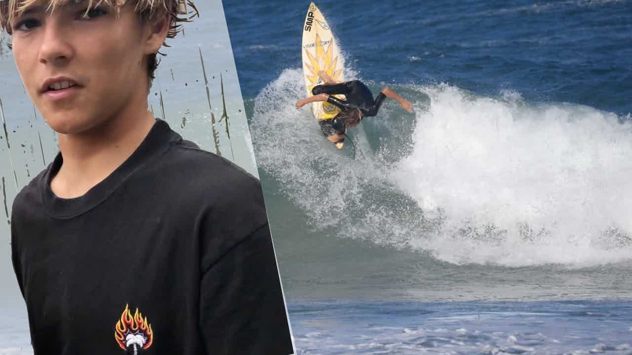 Surfing Dads 1990's Webber Surfboard. Board two.