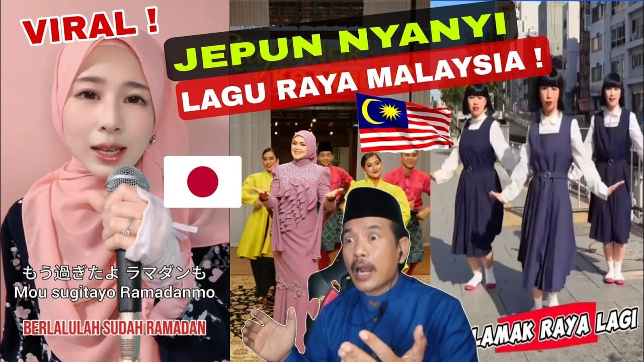MASYAALLAH❗LAGU RAYA MALAYSIA VIRAL SAMPAI KE JEPUN 😲🇲🇾🇯🇵