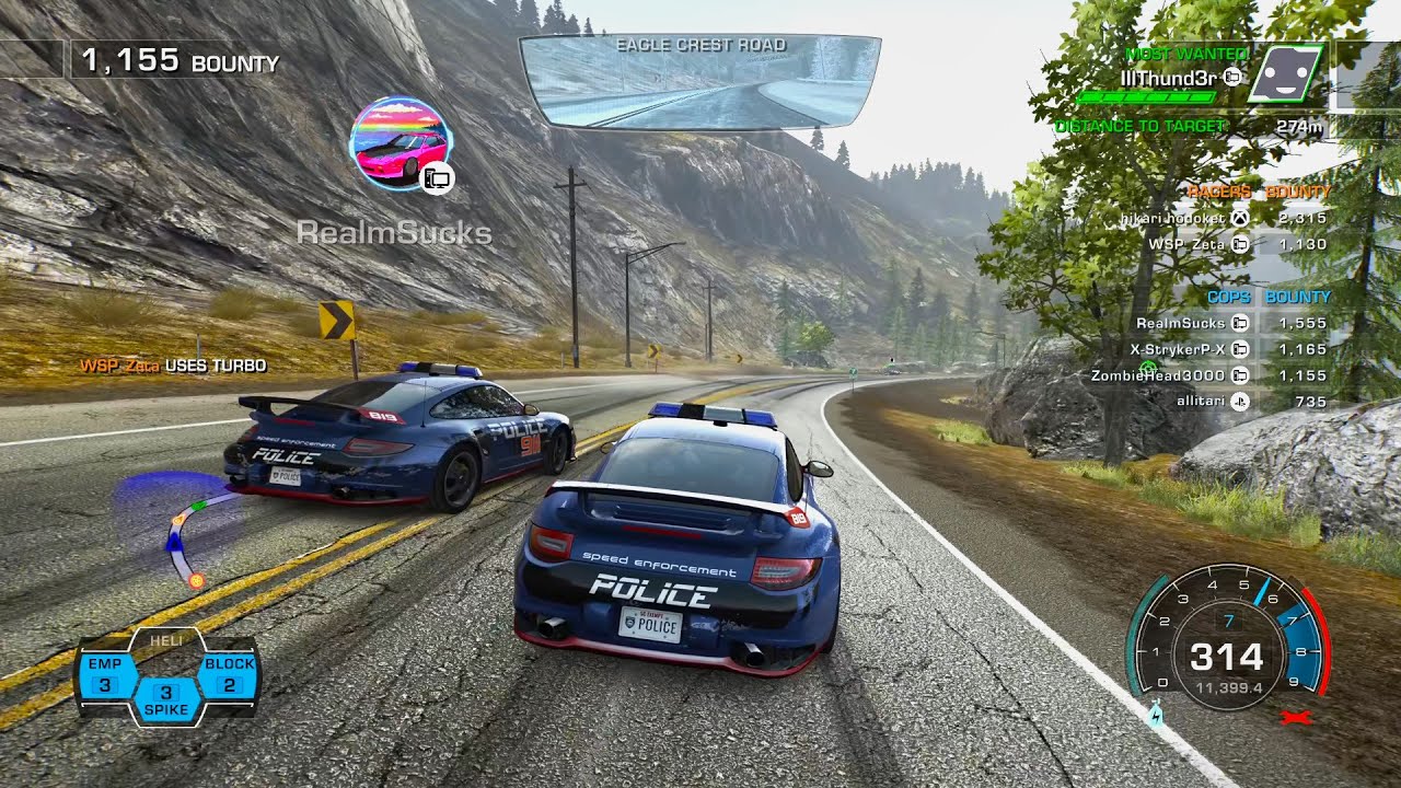 Extremely Long Cop Chase