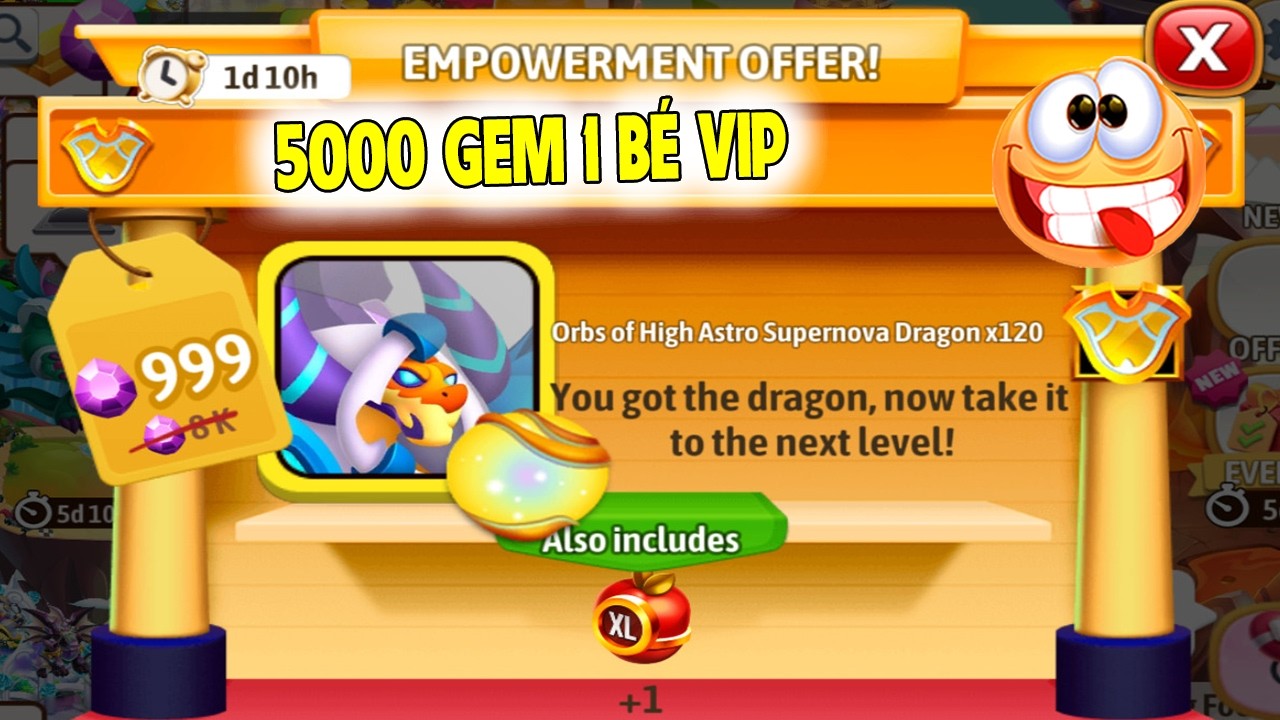 💎 HNT KHÔ MÁU 5000 GEM MUA THÊM HIGH ASTRO SUPERNOVA ĐỂ LẤY ORB SUMMON