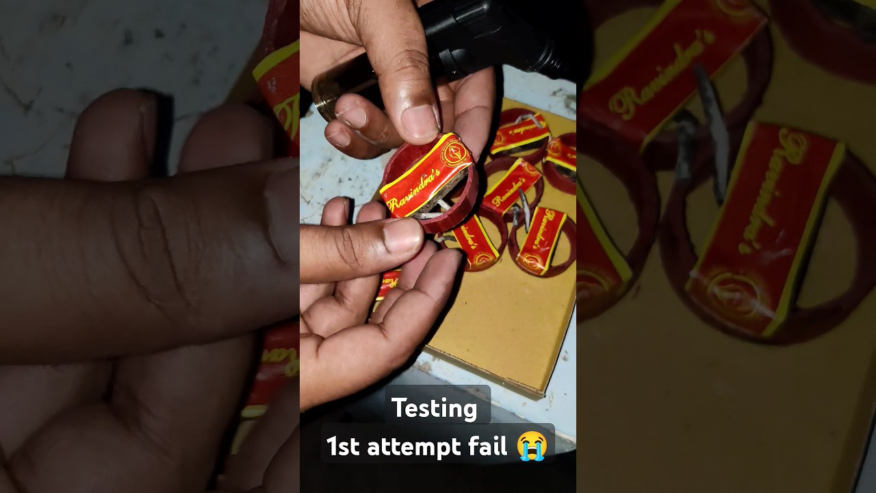 Helicopter 🚁 crackers testing fail attempt Diwali crackers #shorts