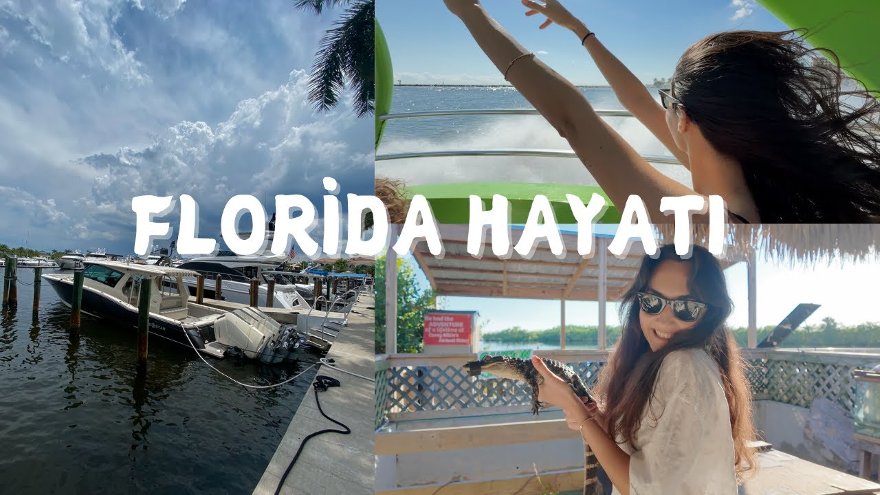FLORİDA HAYATI | Miami Hız Teknesi, Timsah Turu EVERGLADES, Black Friday Çılgınlığı
