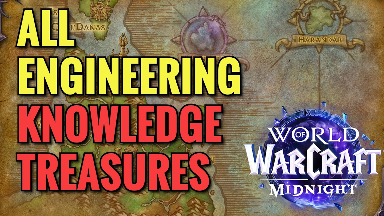 All Midnight Engineering Knowledge Treasures 8/8 (WoW Midnight)