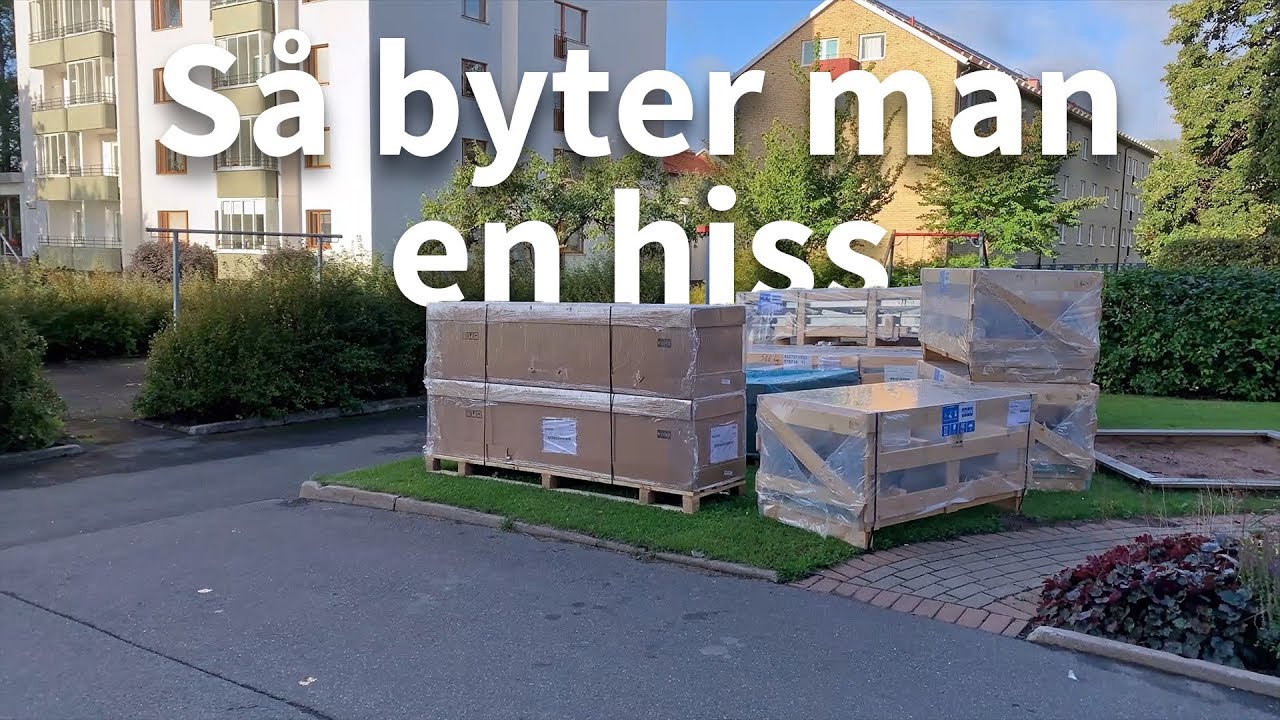 Så går det till när man byter en hiss