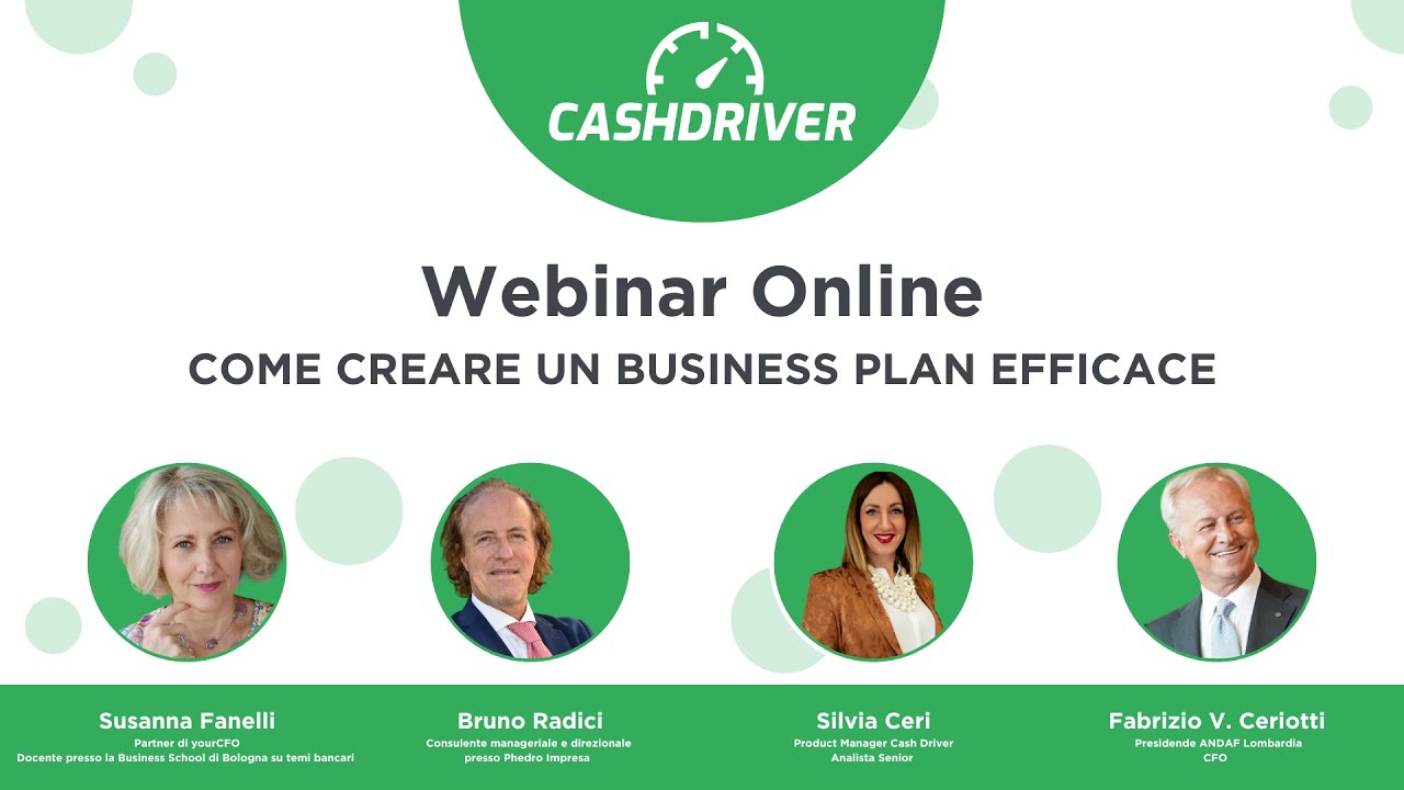 Come creare un Business Plan efficace - Cash Driver Webinar