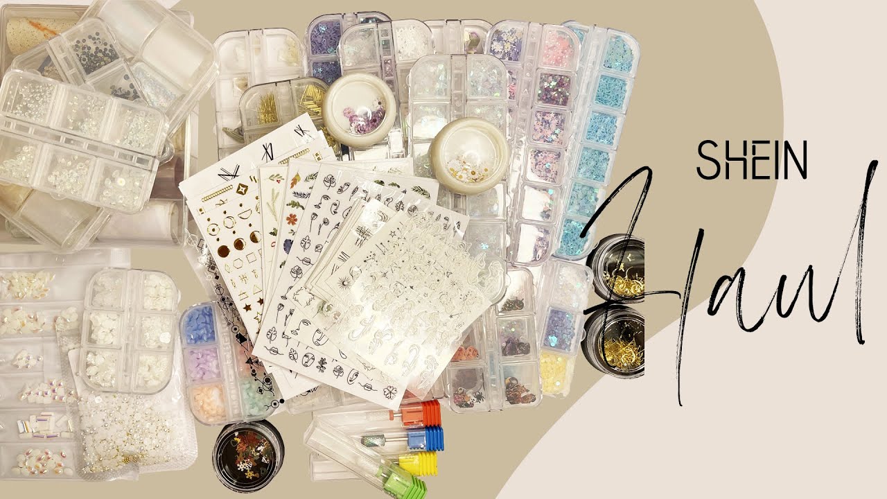 HUGE SHEIN NAIL ART HAUL | SHEIN Haul 2022 | Nail Art Supplies and Decor | Affordable Nail Supplies