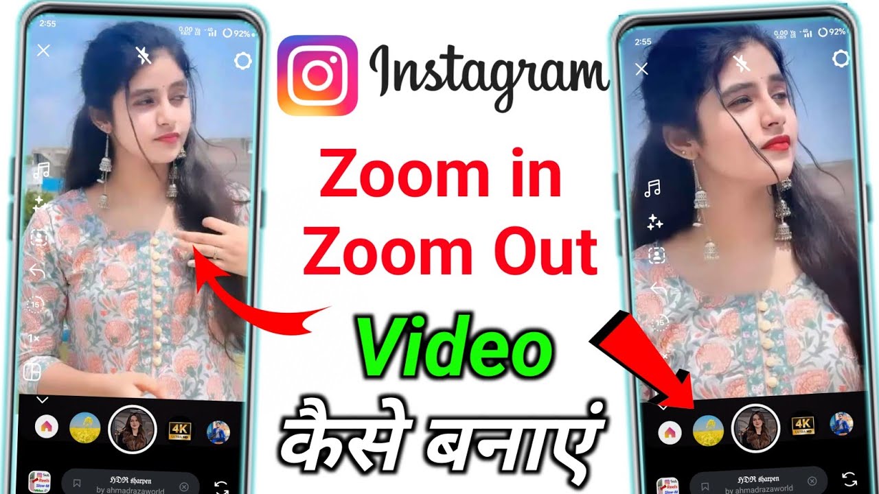 Instagram Mein zoom in zoom out reels video Kaise banaen insta reels me zoom in zoom out kaise kare