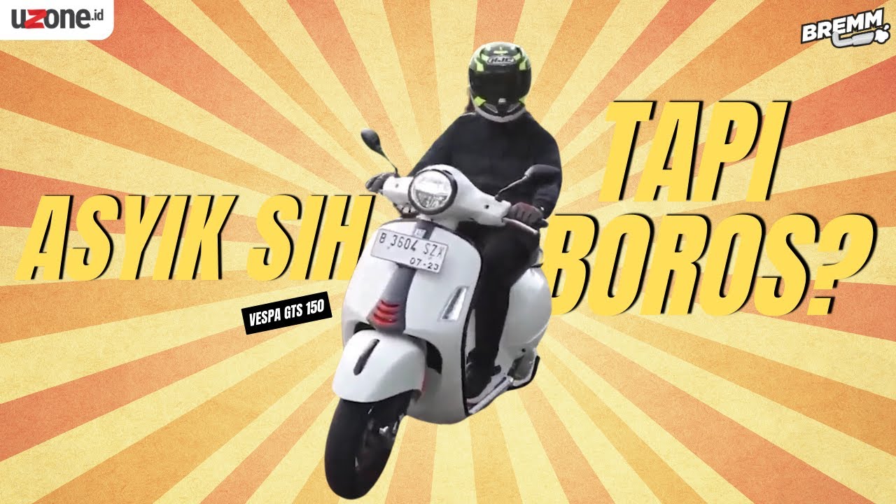 Review Vespa GTS 150 Cocok Buat Harian Tapi Bensinnya Boros