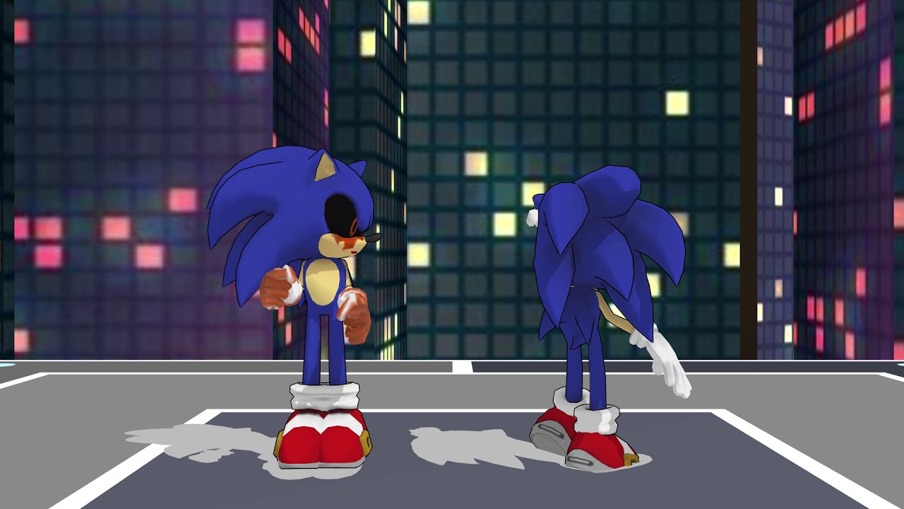 [MMD] Sonic.exe and Sonic Gangnam Style (remake/repost)