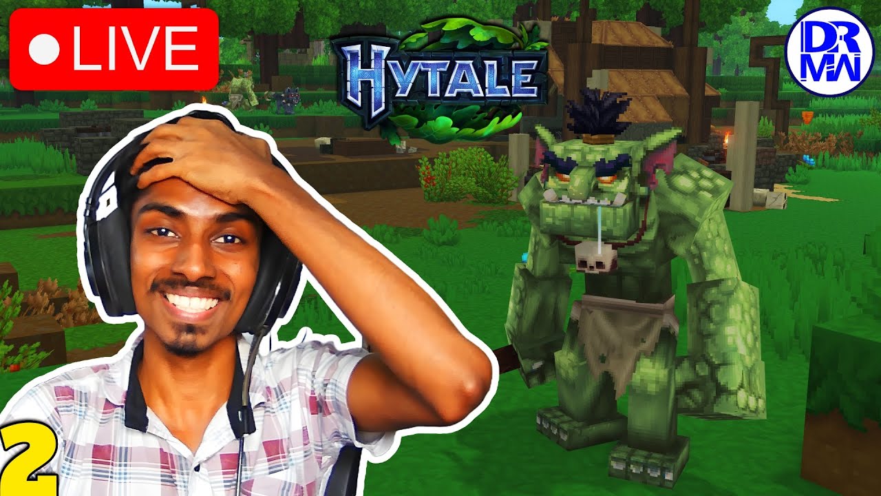 Minecraft වගේ ගේම මරු බං! මේකත් ආතල්! | Hytale Sinhala Live | DR MaxWave Gaming