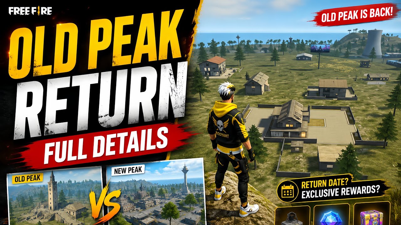 OLD PEAK RETURN FULL DETAILS AND CONFIRM DATE || TRGAMING09 || TRNAWAB || FREEFIRE
