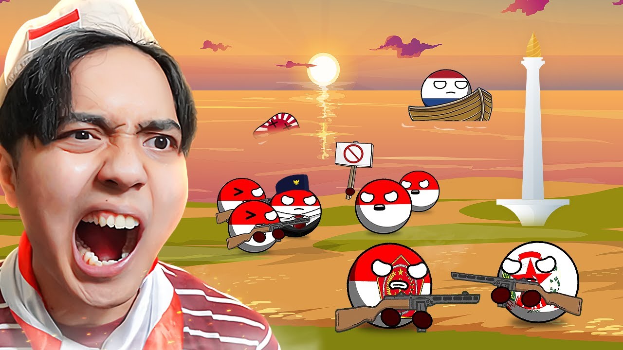 Sejarah Setelah Kemerdekaan Negara Indonesia dalam Dunia Countryballs
