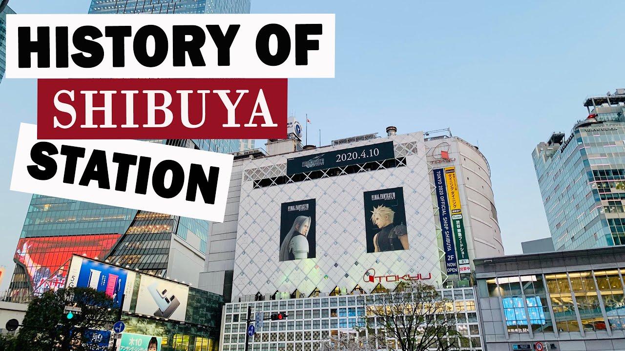 Shibuya Station History 渋谷駅: JR Lines & Tokyo Metro.