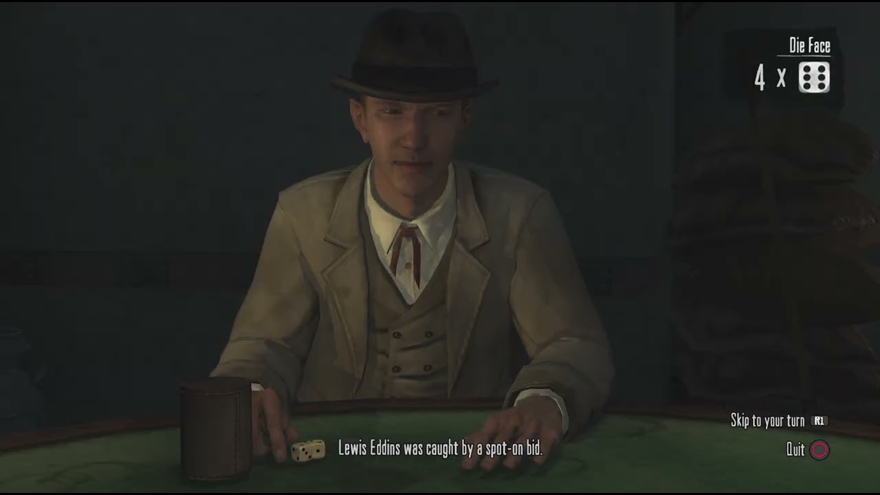 Red Dead Redemption - Liar's Dice - "No Dice" Trophy
