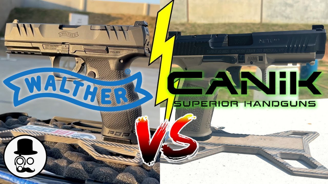 Walther PDP vs Canik Mete SFT - The shooter wins.