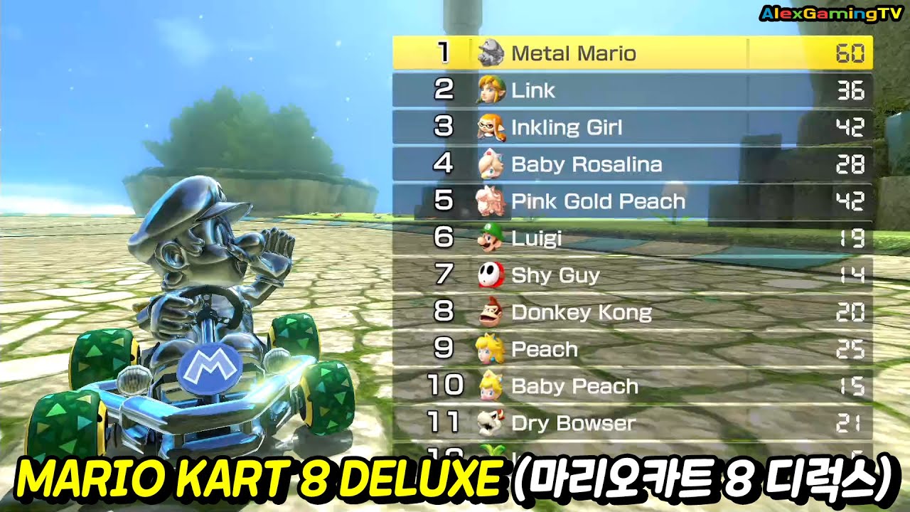 Mario Kart 8 Deluxe - 150cc Mushroom Reverse Cup Gameplay | AlexGamingTV