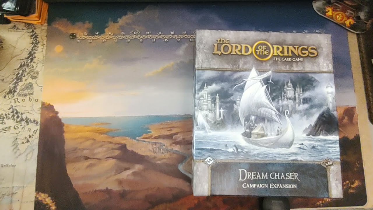 LOTR LCG Dream Chaser Campaign Intro deck building using only repackaged content preparing the Fleet