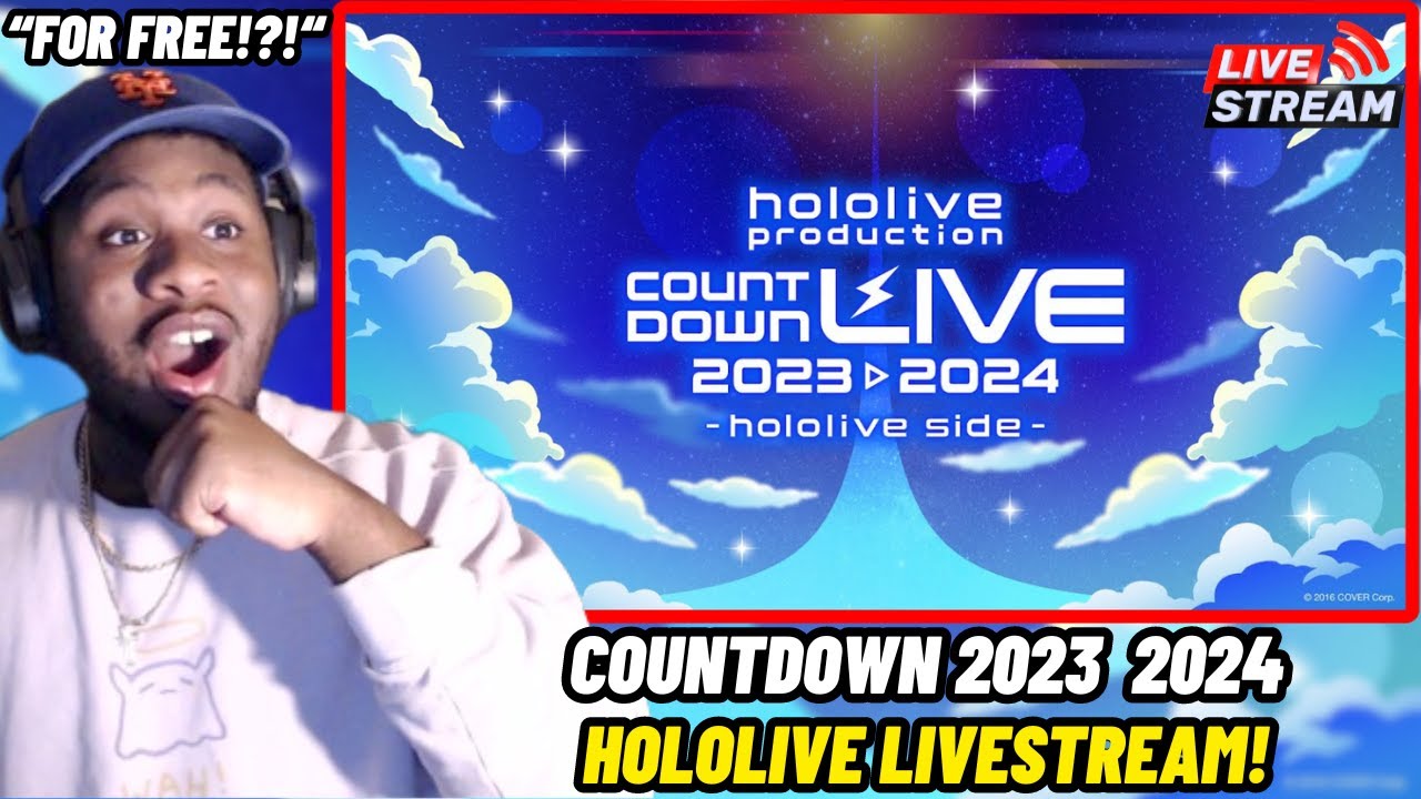 HOLOLIVE COUNTDOWN LIVE 2023▷2024 CONCERT WATCH-ALONG REACTION! [FREE]