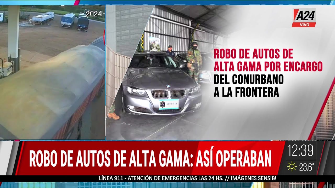 🚨 DESMANTELAN BANDA DE ROBO DE VEHÍCULOS DE ALTA GAMA POR ENCARGO