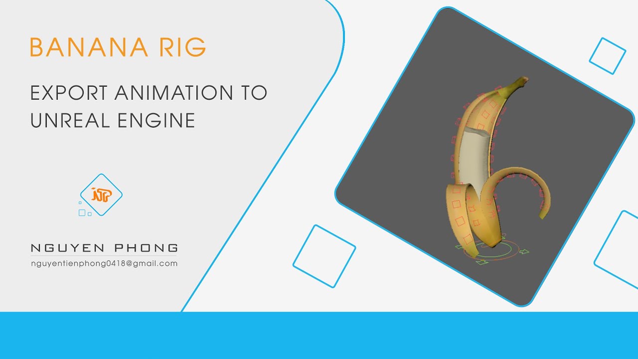 NTP_Rig || Export animation to Unreal Engine || Banana_Rig
