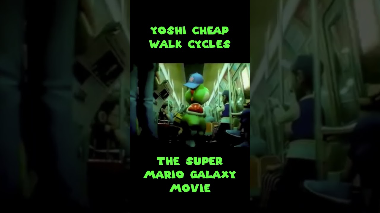 The Super Mario Galaxy Movie - Yoshi Cheap Walk Cycles Scene #thesupermariogalaxymovie #mariogalaxy