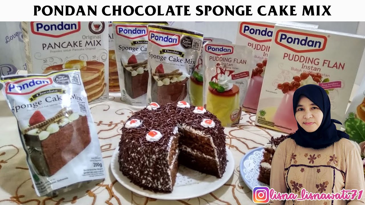 Pondan Chocolate Sponge Cake Mix