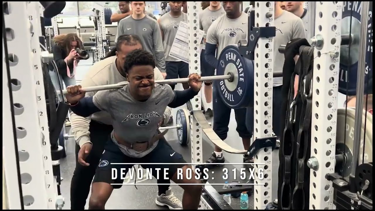 Penn State Football Winter Workout Supercut