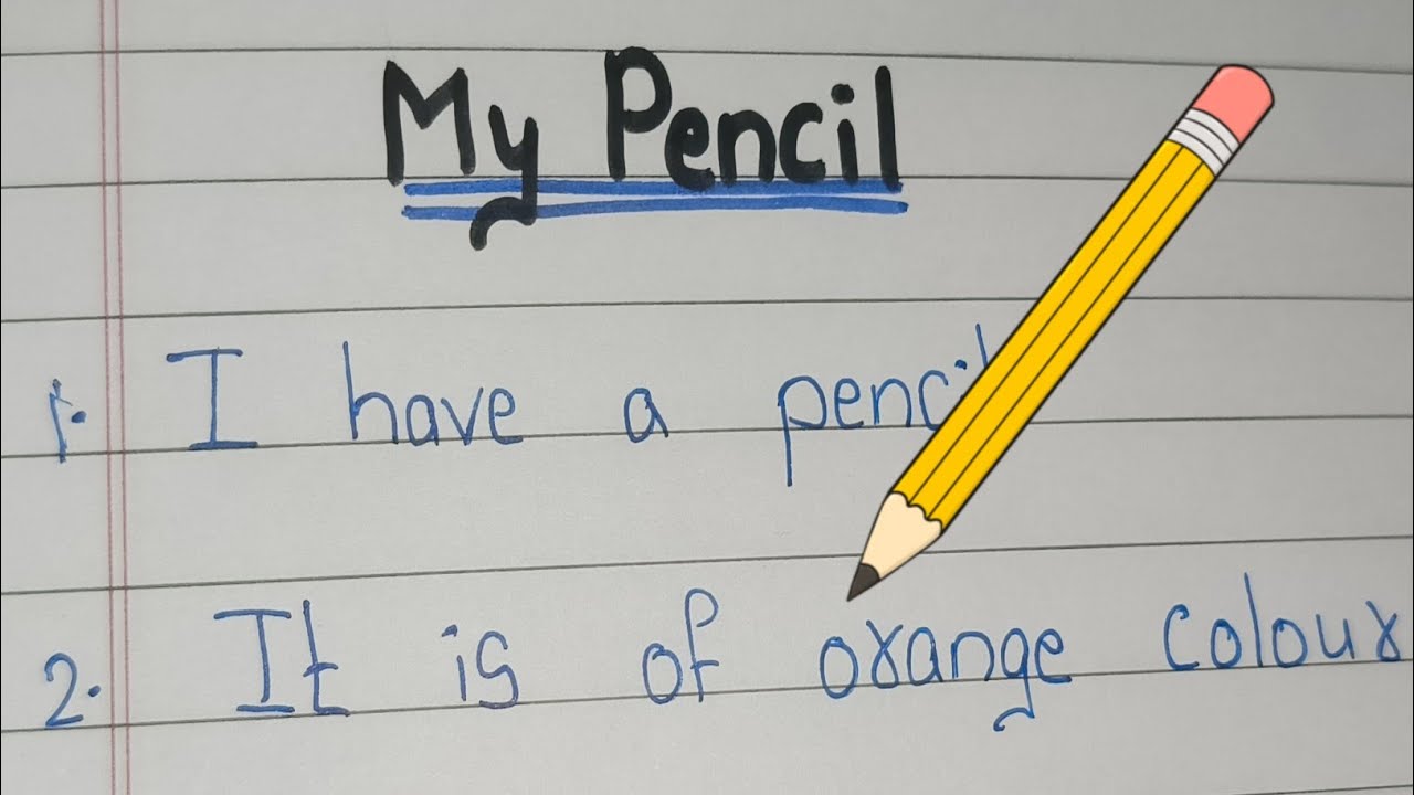 MY PENCIL / 10 Lines essay on My Pencil / Essay on My Pencil in english