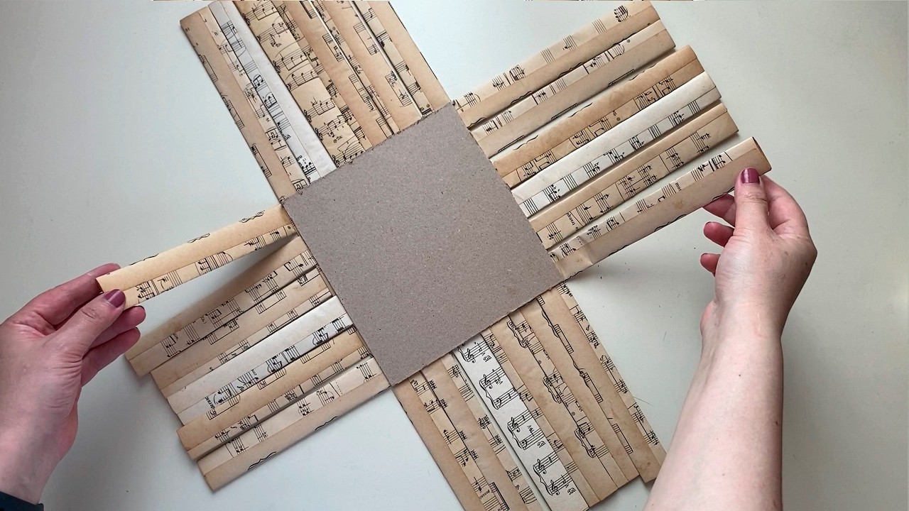 Easy Paper Basket DIY | Upcycle Waste Paper Into Home Decor