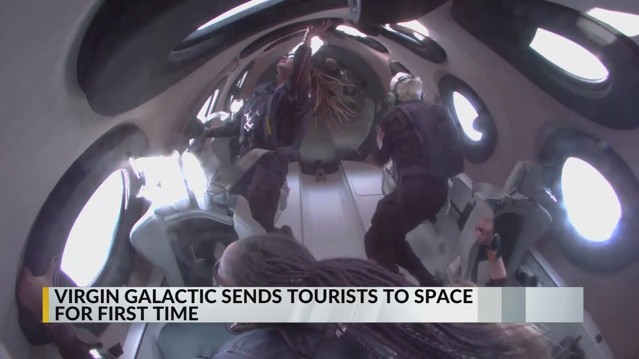 In New Mexico, Virgin Galactic successfully completes its first tourist space flight