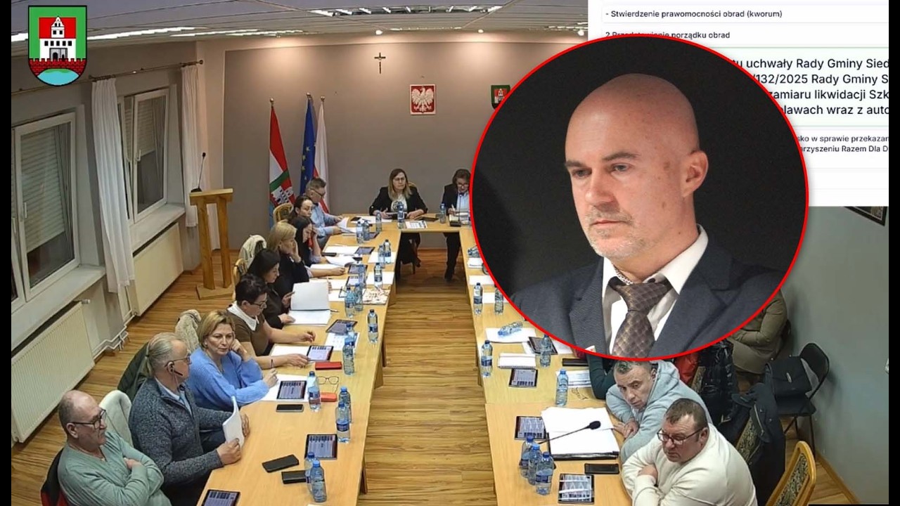 Temat szkoły rozgrzał sesję w gminie Siedlisko. - Nie jestem przyspawany do fotelika - wójt.