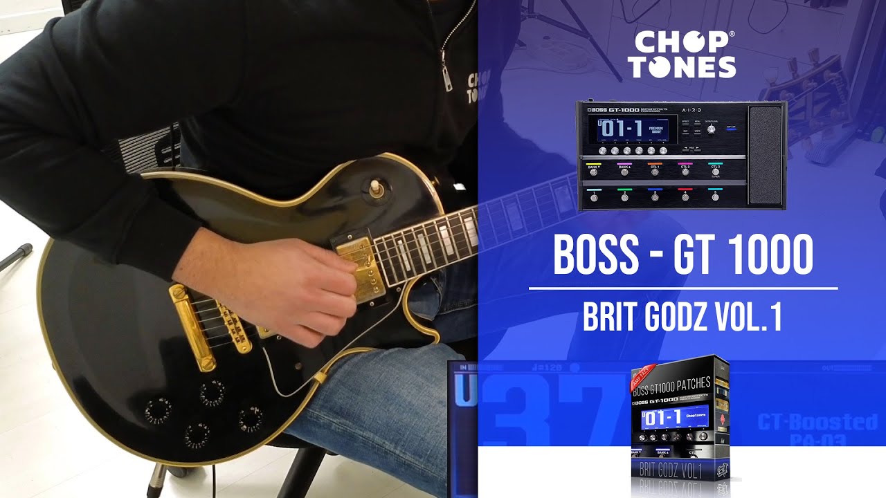 Brit Godz vol1 Amp Pack for Boss GT-1000 | Playthrough (Best British Amps)