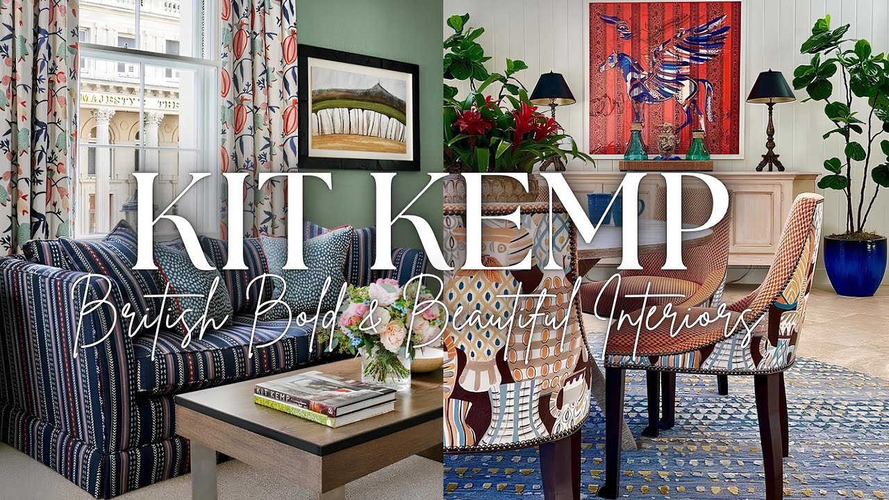 How KIT KEMP Blends British Tradition with Bold Color and Whimsy for Joyful, Stylish Interiors ✨