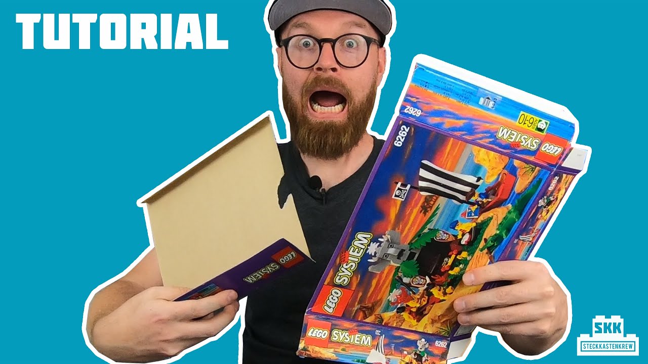 Zerschnittene LEGO&reg;-Kartons restaurieren: Wie geht das? [Tutorial]