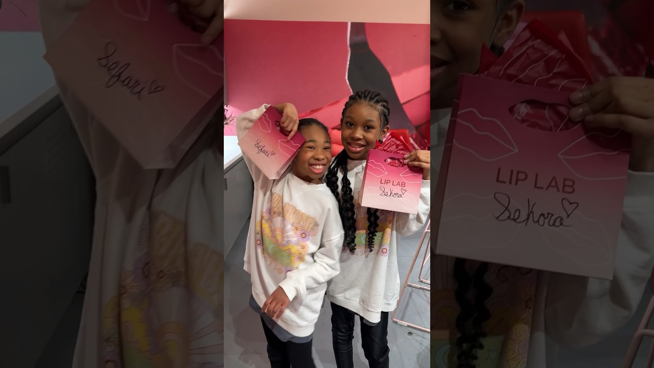 Sekora and Sefari Made Their Own Lip Gloss 💄