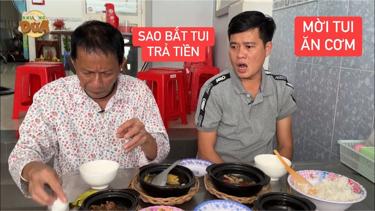 Khương Dừa nổi cộc khi “Thằng Vô Duyên” Bảo Chung mời ăn cơm mà không chịu trả tiền