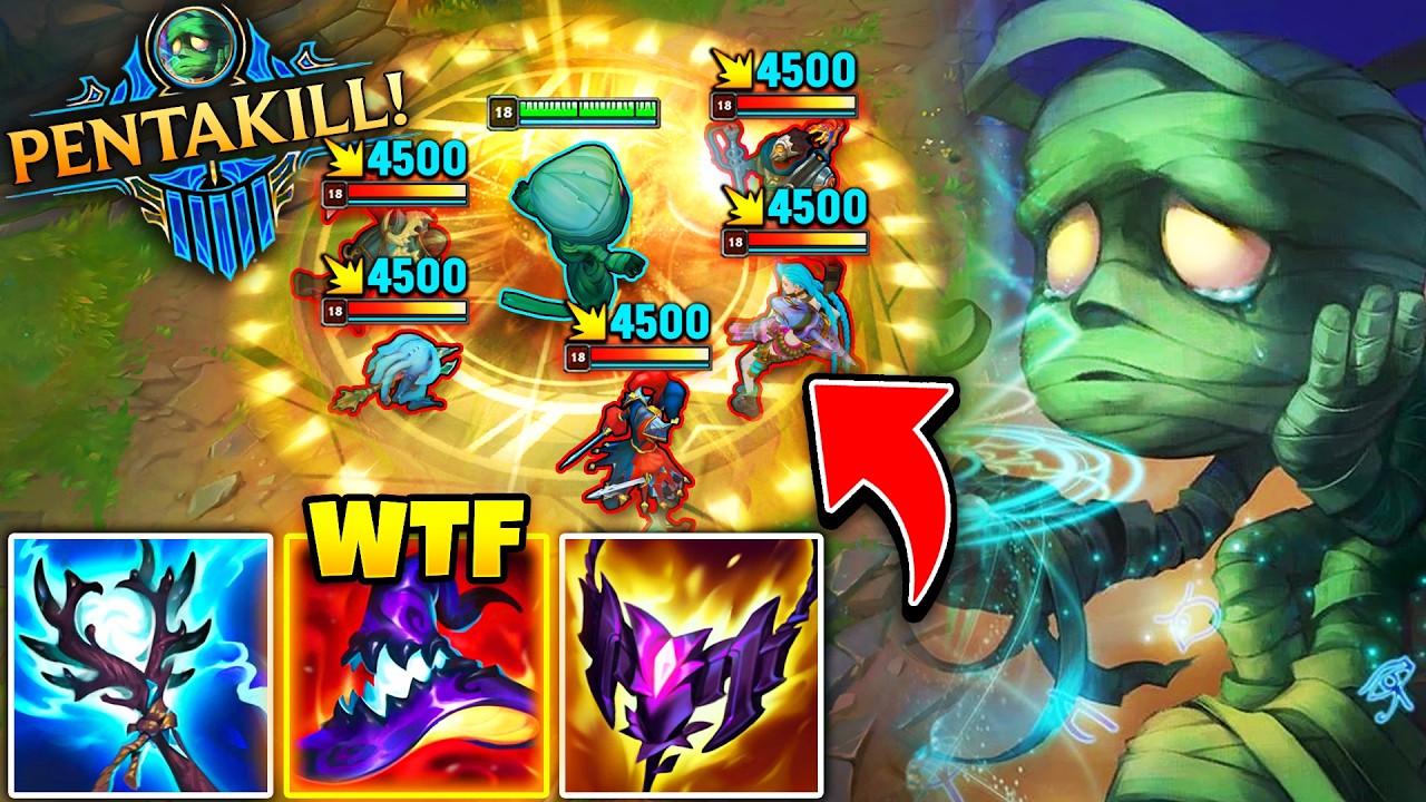 The most EXPLOSIVE Amumu game I've ever played... (PENTAKILL WITH ULT)