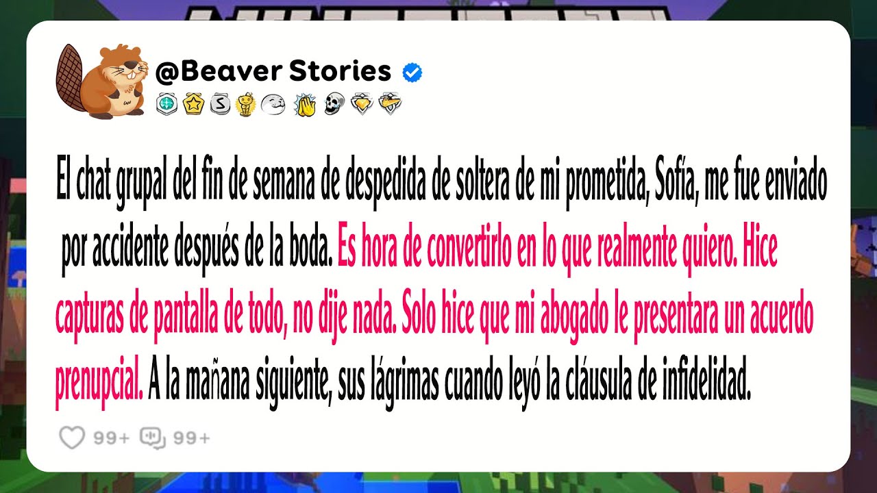 El chat grupal del fin de semana de despedida de soltera de mi prometida, Sofía, me fue enviado ...
