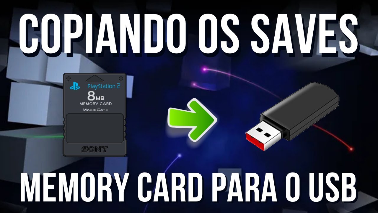 How to copy save games from the Playstation 2 Memory Card to the Computer / Pen drive / USB - Backup