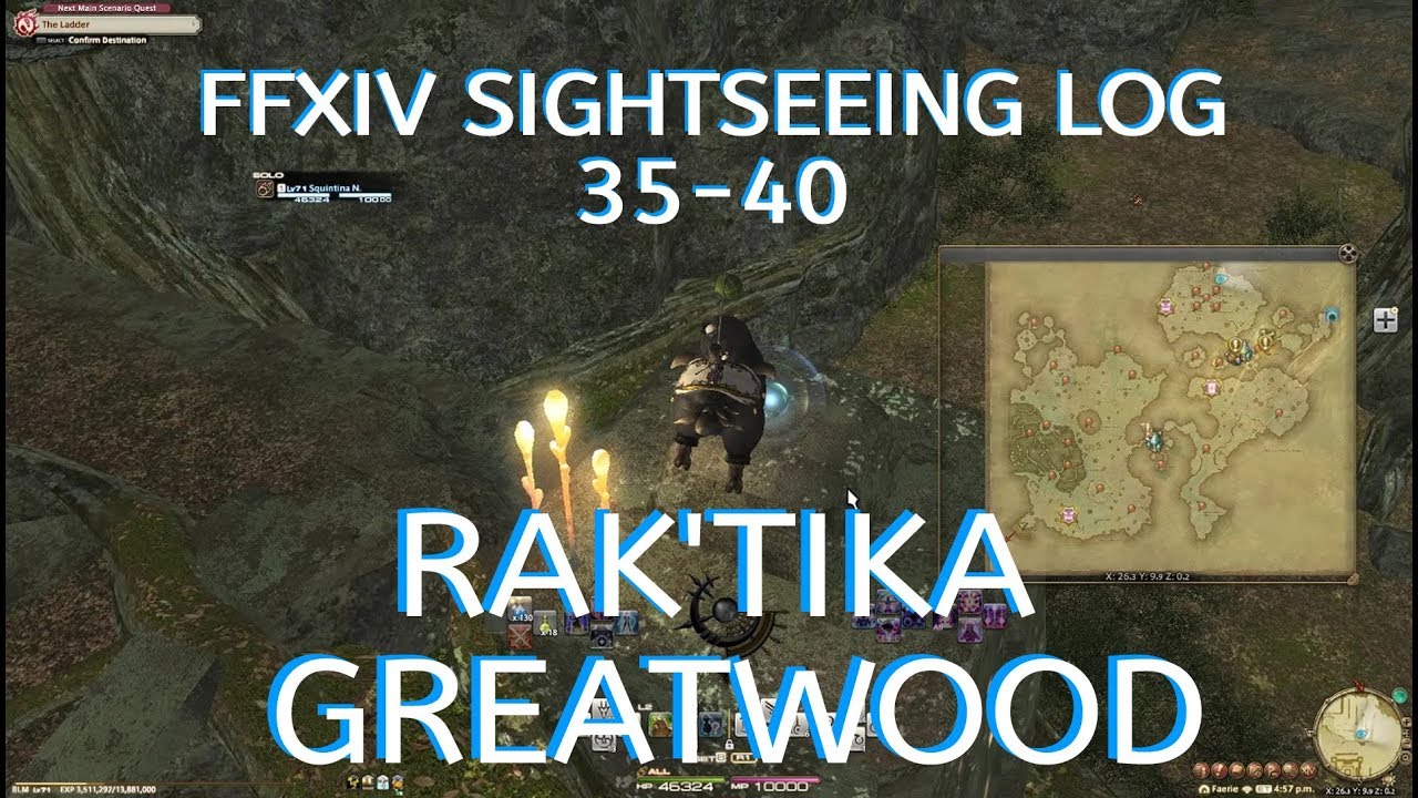 Shadowbringers Sightseeing Log 35-40: Rak'tika Greatwood