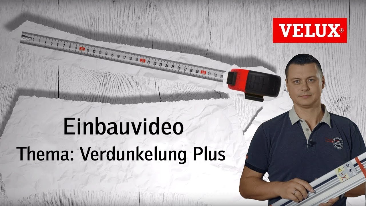 Einbau DFD Verdunkelung Plus | VELUX Sonnenschutz