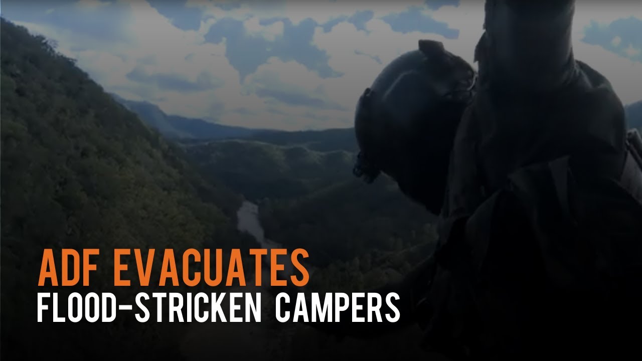 ADF evacuates flood-stricken campers