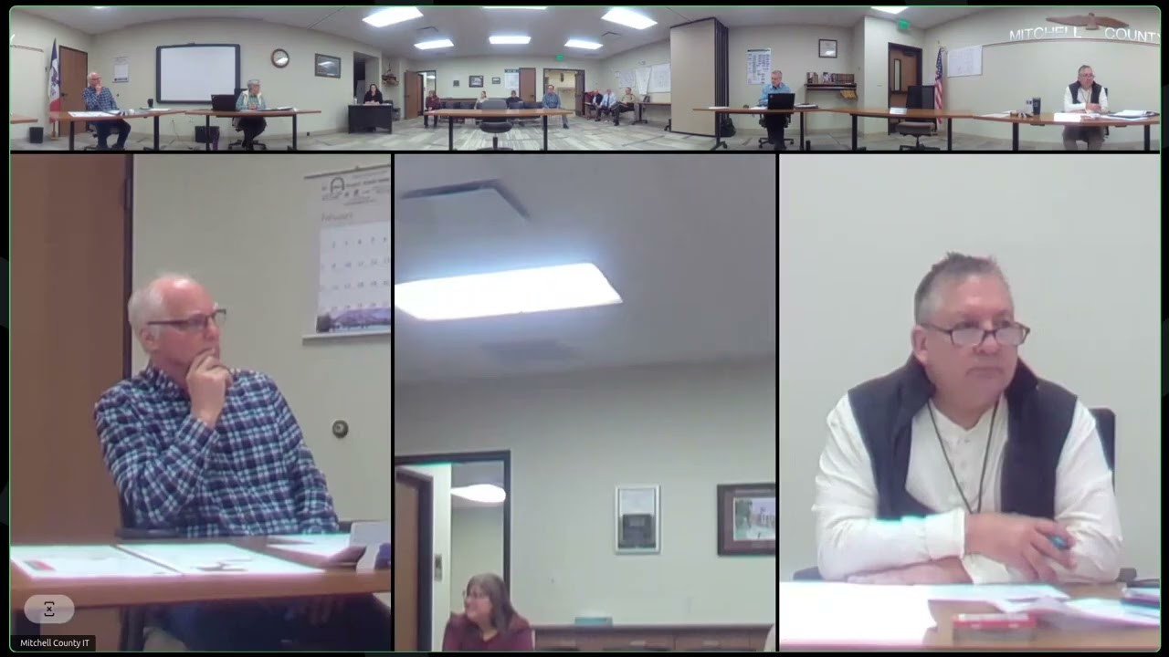 Mitchell County Board of Supervisors Meeting - February 10, 2026