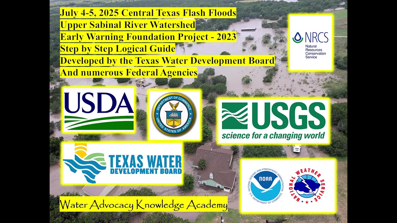 How to: State of Texas Current Early Warning Sabinal River Flash Flood Historical Foundation Project