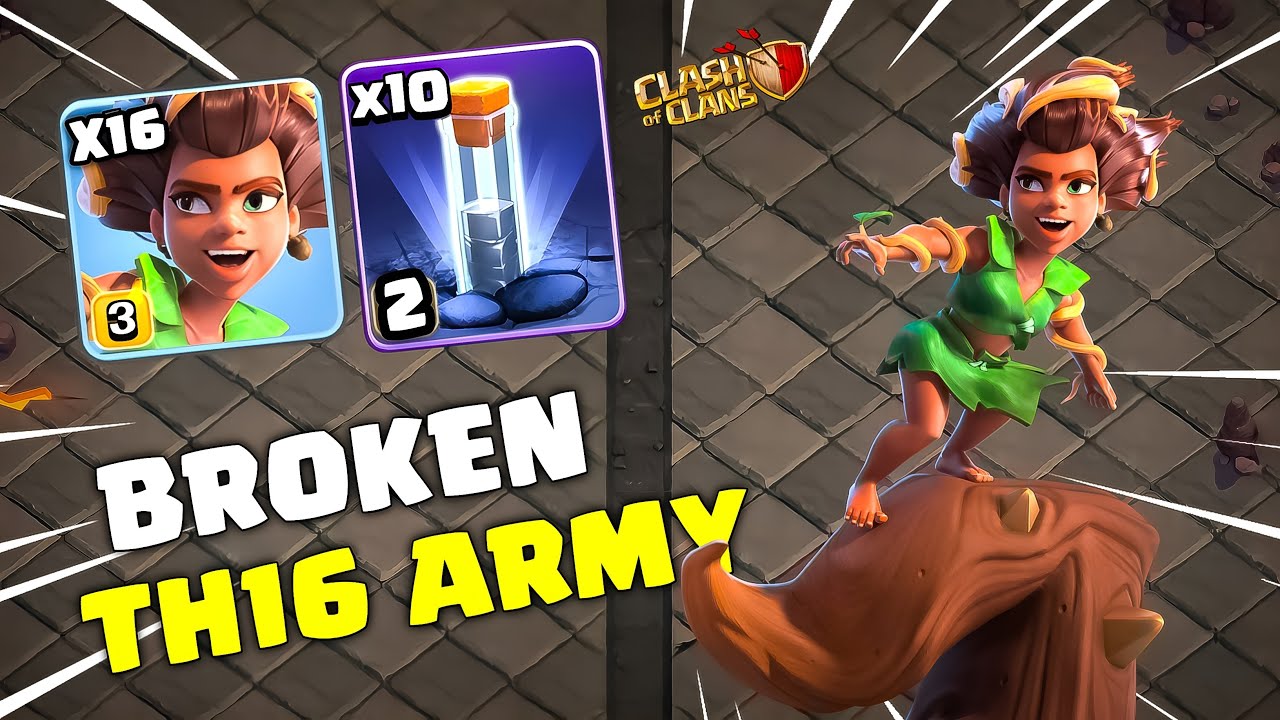 MASS ROOT RIDER + TOTEM SPELL TH16 ATTACK