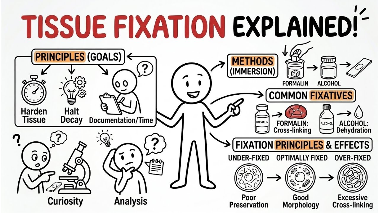 Tissue Fixation in Histology: Principles, Methods & Fixatives