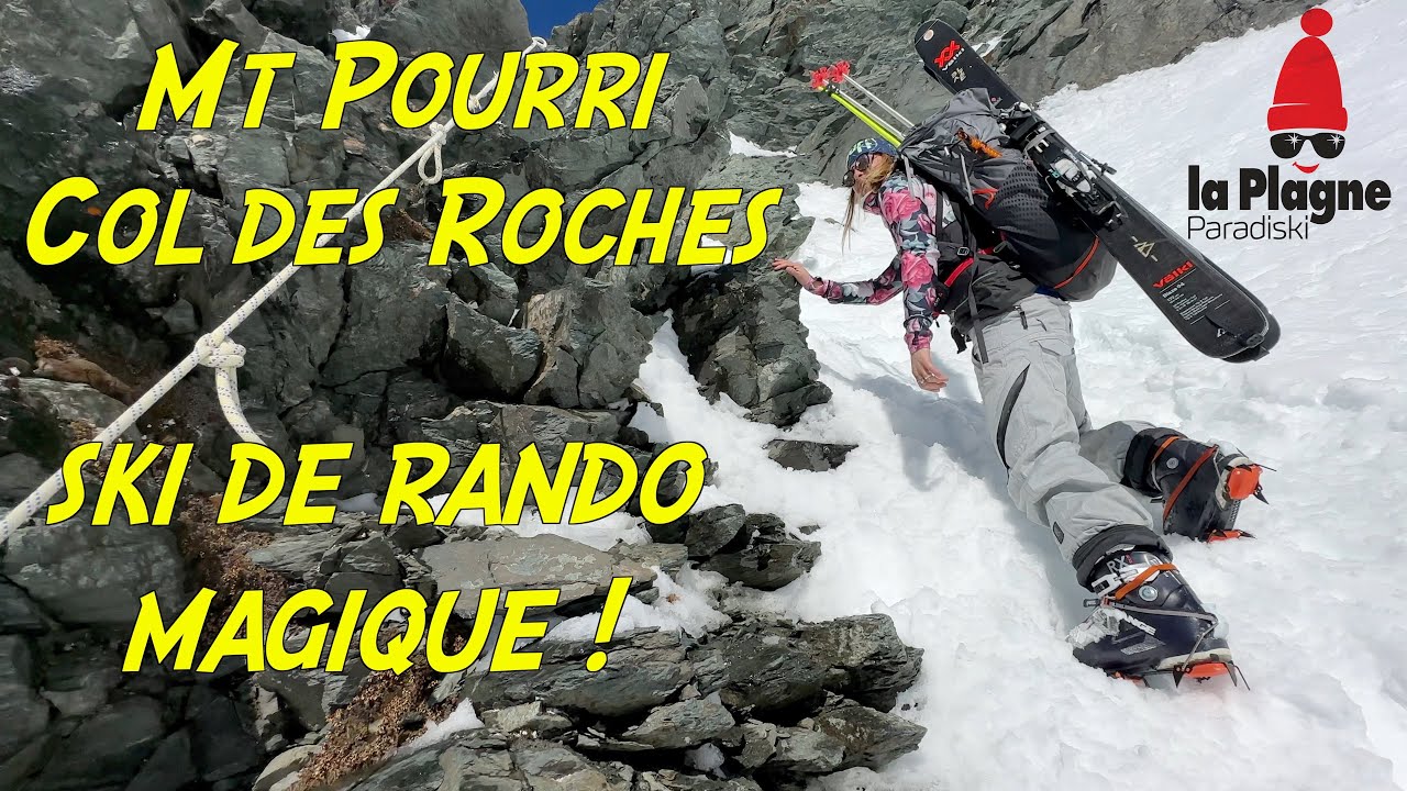 ski exceptionnel le Mont Pourri et le col des Roches