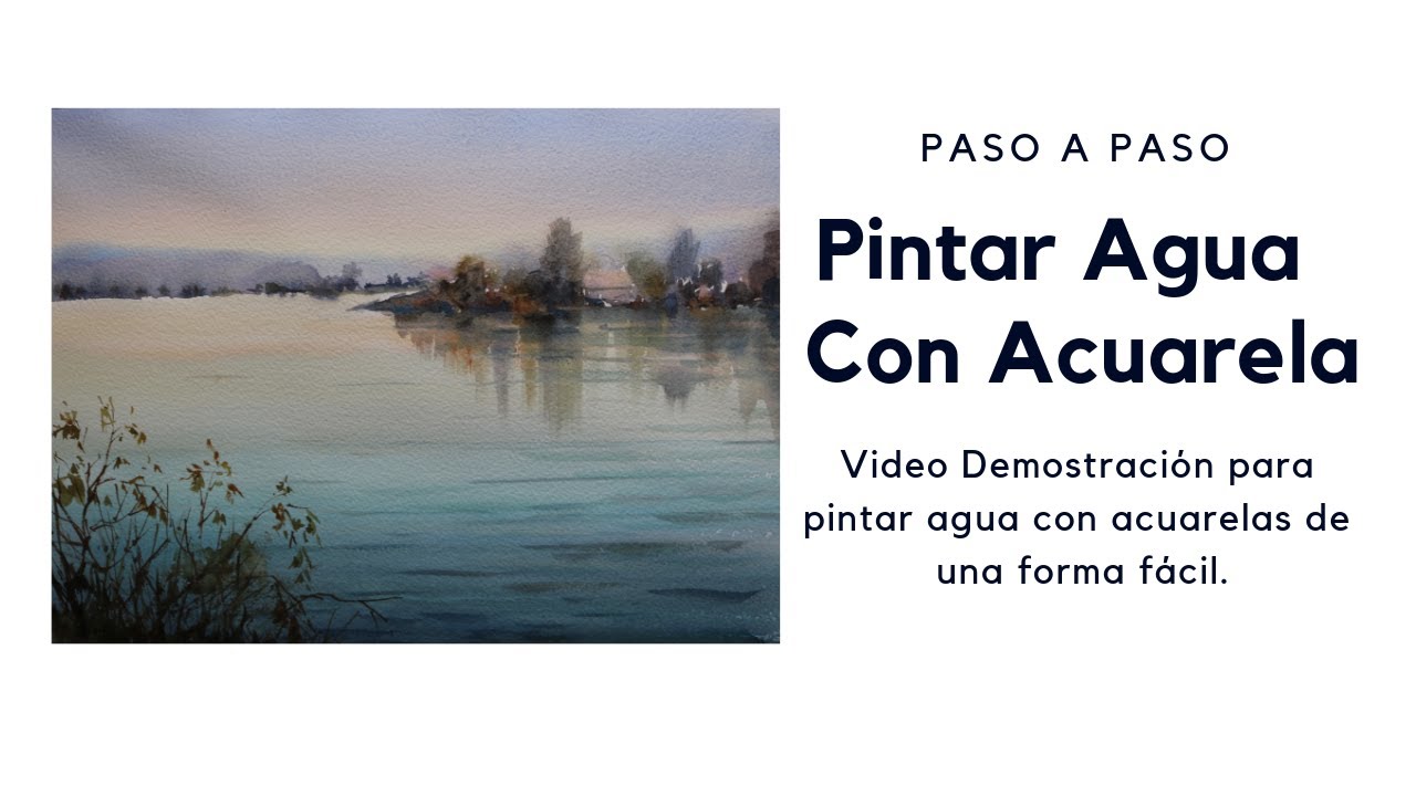 Pintar Agua con Acuarela