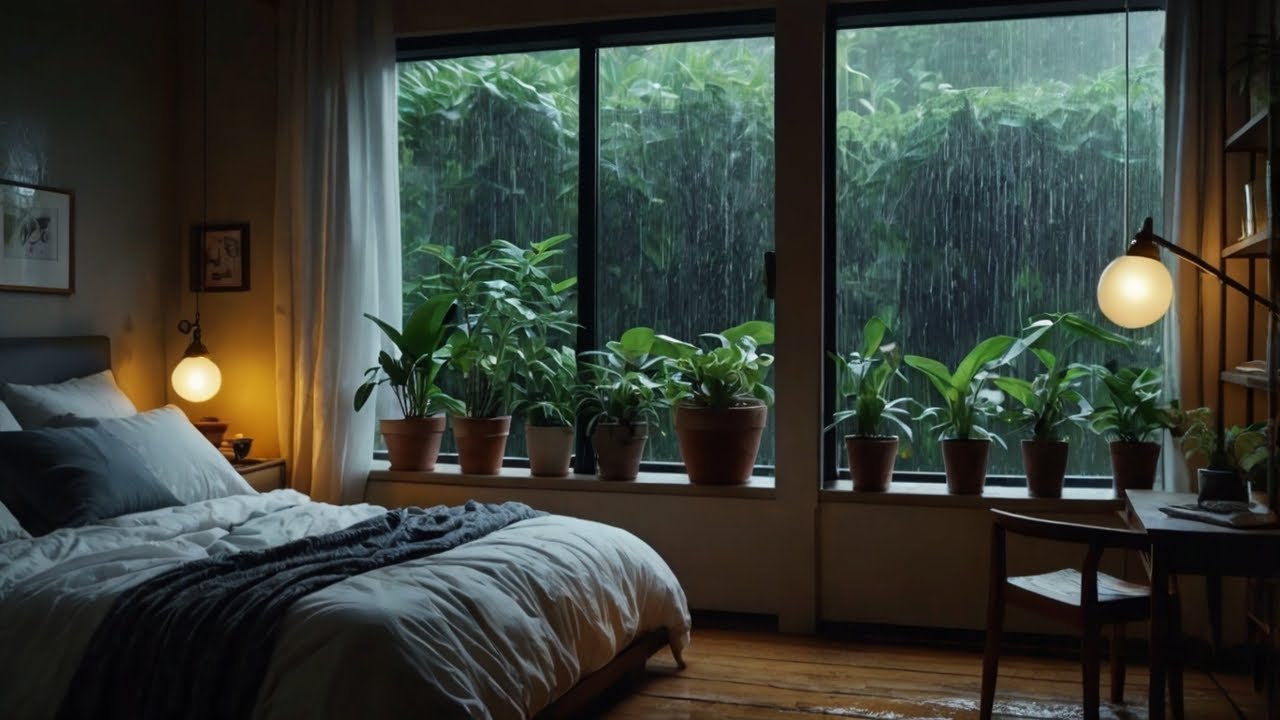 Don't Click if You're Not Tired: A Cozy Bedroom with Soft Piano Music for a Sound Sleep